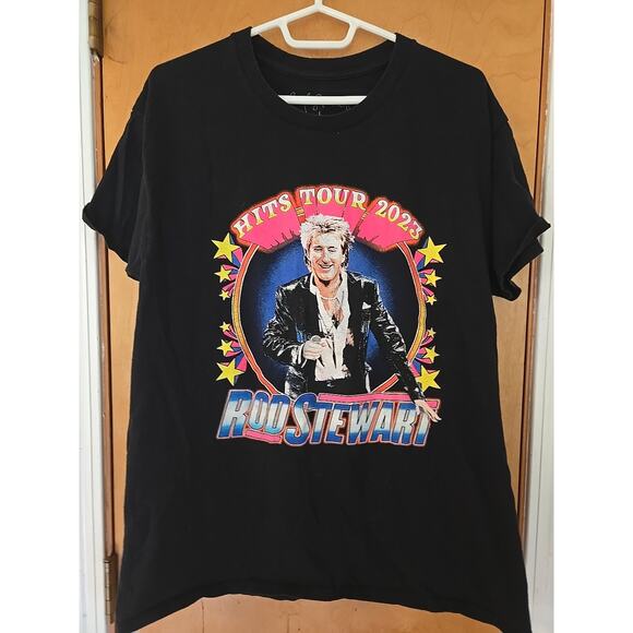 Rod Stewart Shirt Hits Tour 2023 Official Merch Concert Tee Tshirt Adult Large - Picture 1 of 5